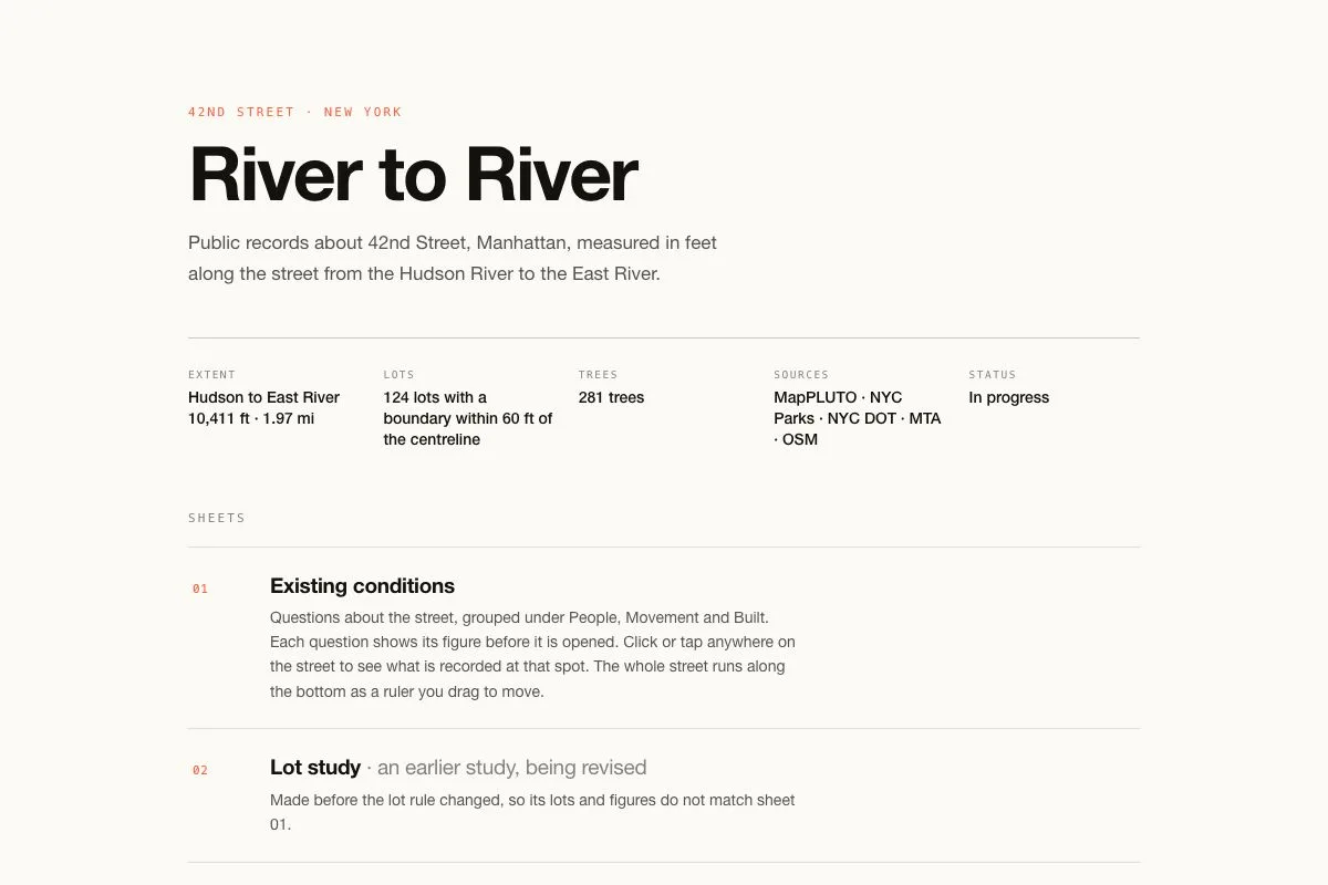 Screenshot of River to River