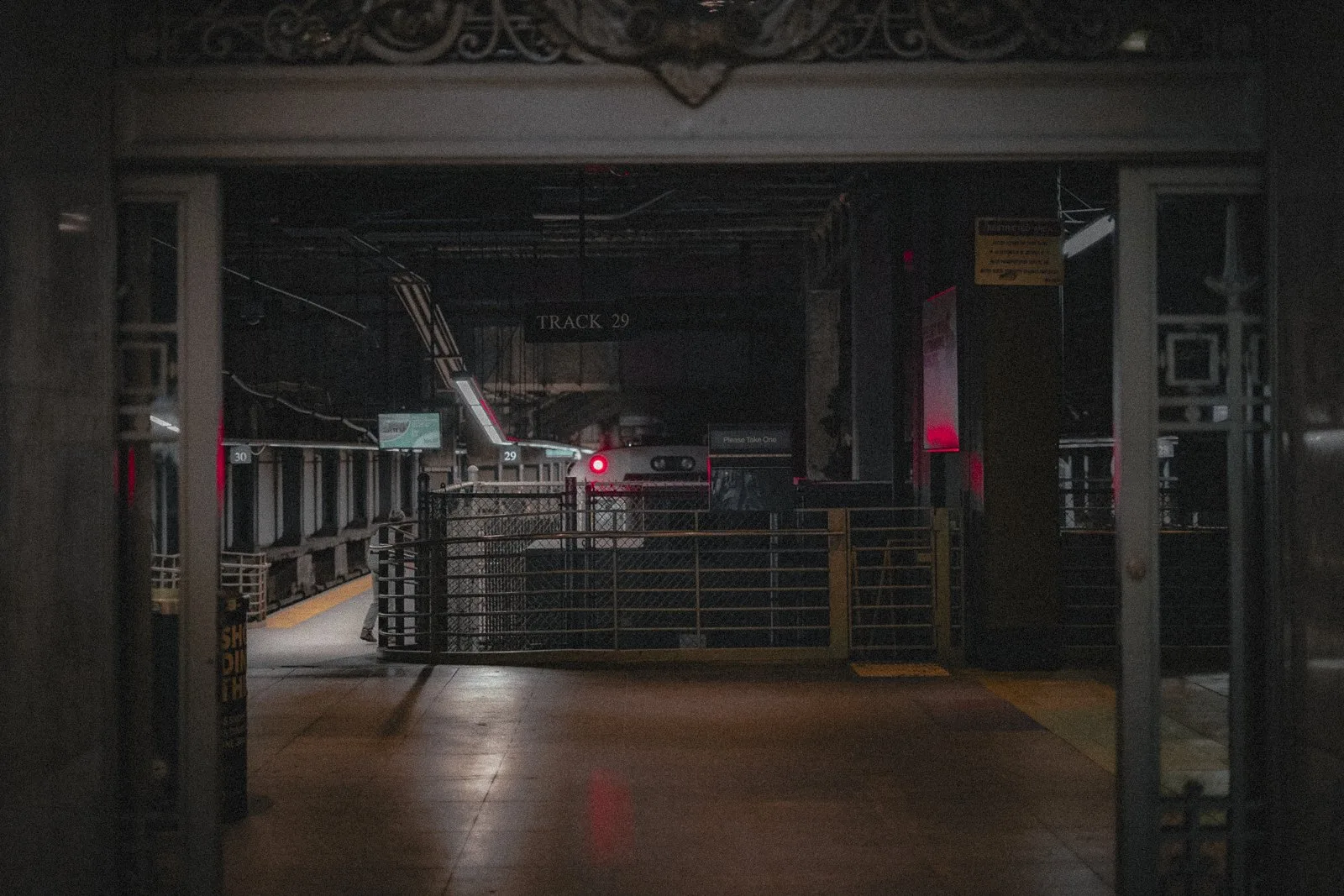 An empty corridor at Grand Central