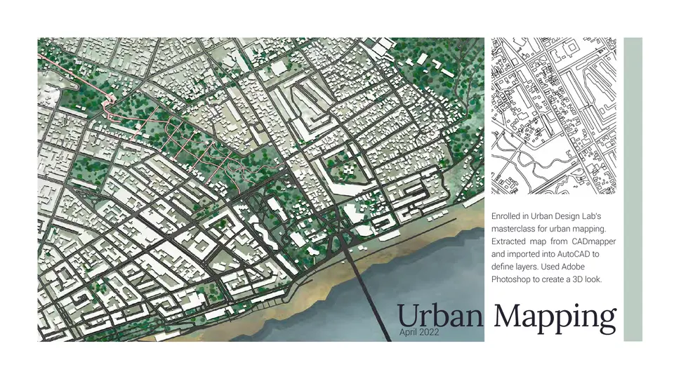 Portfolio page 9: Urban Mapping