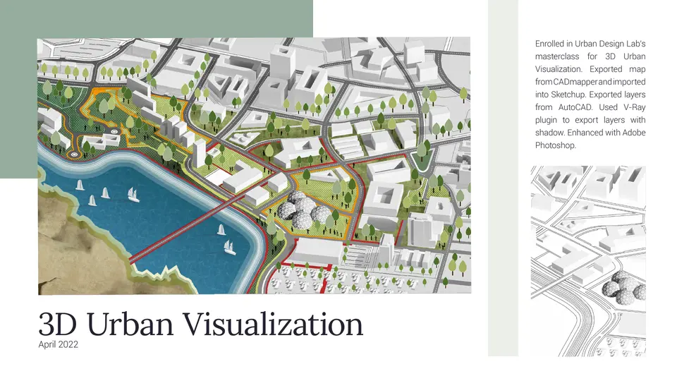Portfolio page 10: 3D Urban Visualization