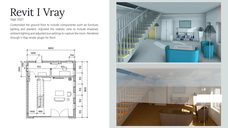Portfolio page 16: Revit I Vray
