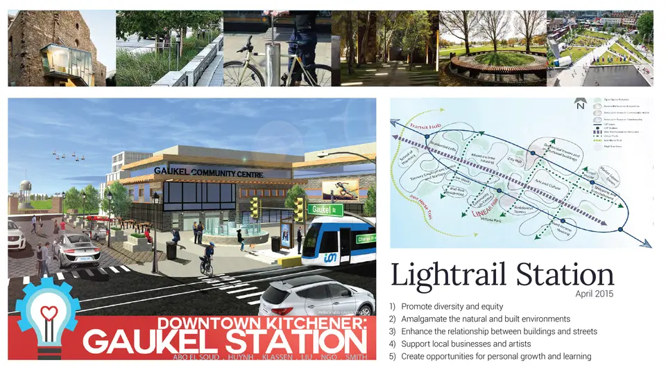 Portfolio page 23: Lightrail Station