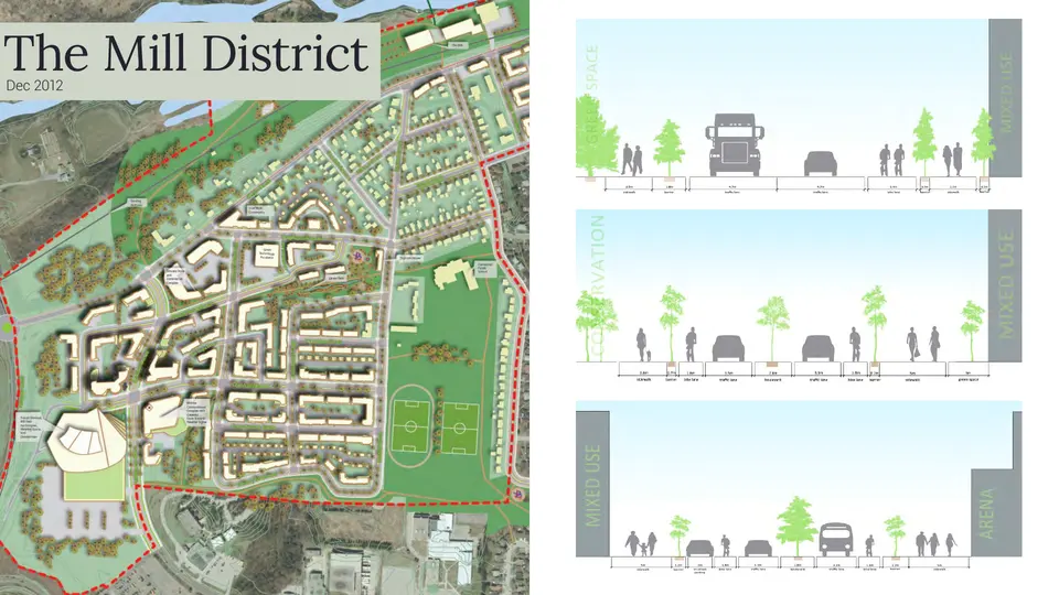 Portfolio page 25: The Mill District